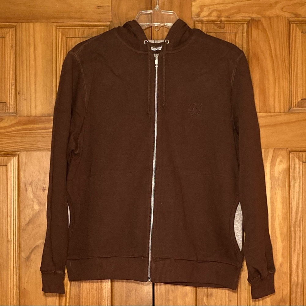 NWOT Preswick & Moore Petites Vintage 90s Jacket Hooded Coat Brown Size LP